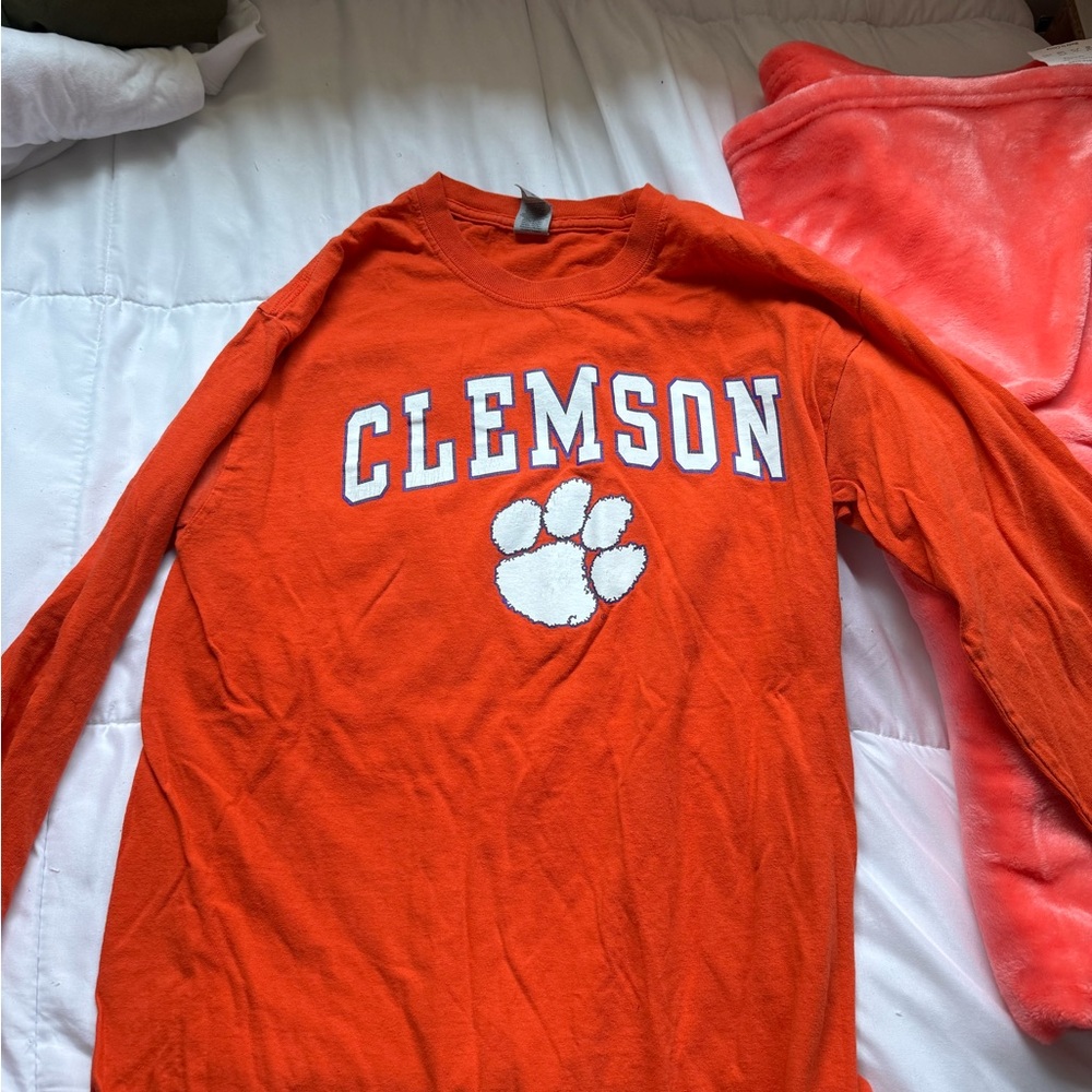 Gildan Orange Long Sleeve Tee